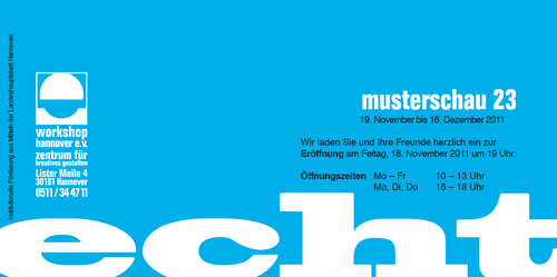 23. Musterschau - echt back