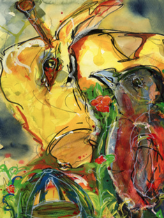 Porta Westfalica Aquarell und Edding auf Papier 2010.png