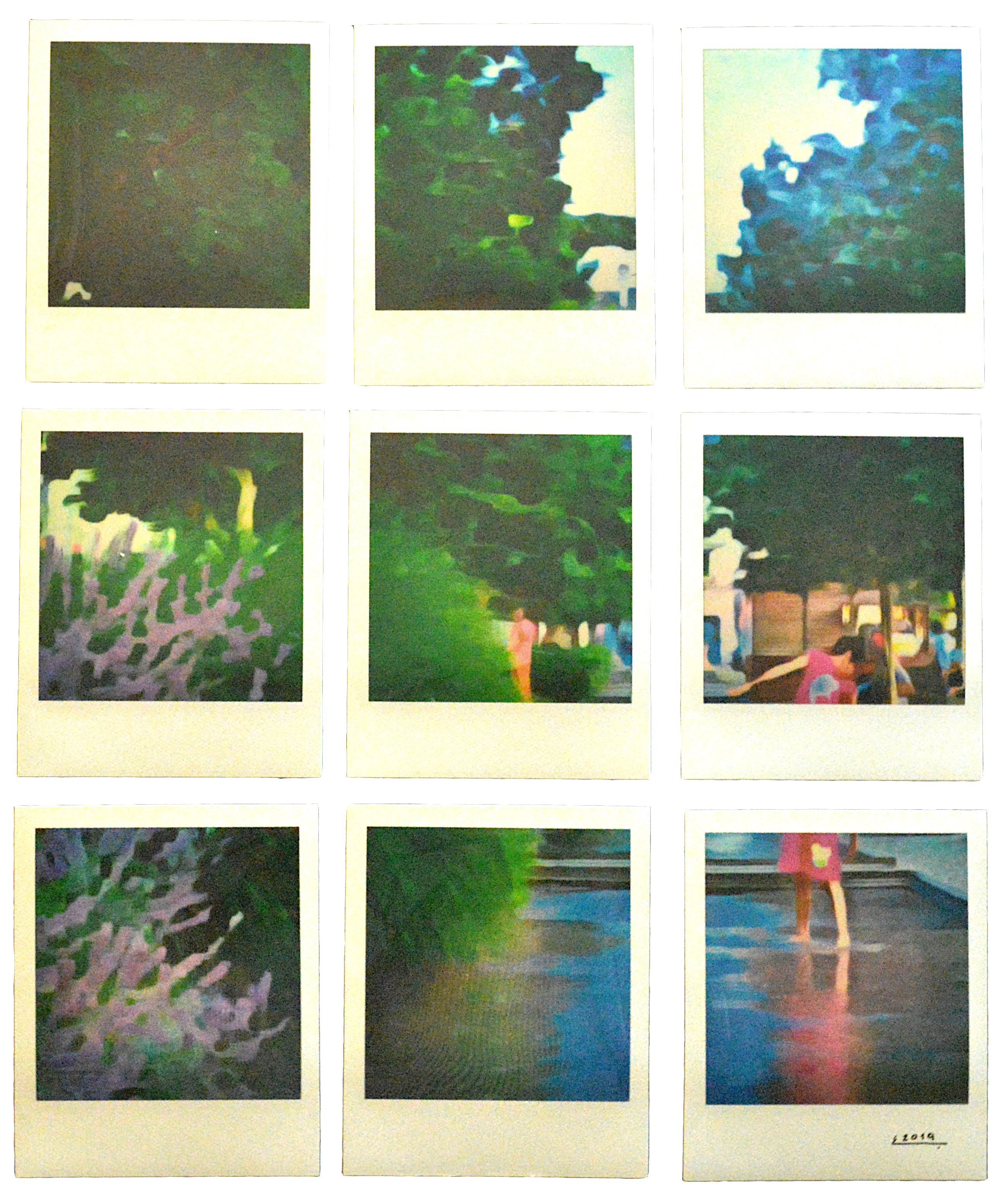 The dancing child - Eduardo Ausstellung Polaroids